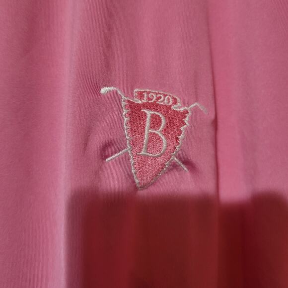 Pebble Beach Performance Pink Polo Shirt Men's SZ Large .. Logo See Picture - Picture 2 of 8